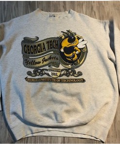 Vintage Capitol Georgia Tech Yellow Sweatshirt, Georgia Tech Yellow Shirt, NCAA Shirt, College Shirt, Vintage Shirt, Unisex T-shirt Sweater