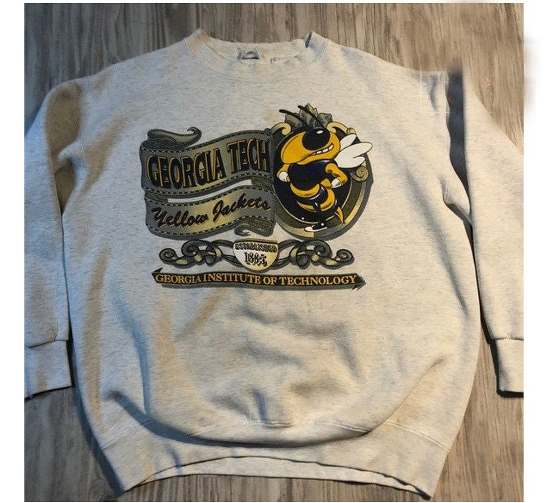 Vintage Capitol Georgia Tech Yellow Sweatshirt, Georgia Tech Yellow Shirt, NCAA Shirt, College Shirt, Vintage Shirt, Unisex T-shirt Sweater