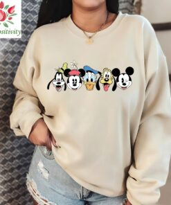 Vintage Characters Head Disneyland shirt, Vintage Disney Rainbow shirt, Vintage Disneyland Rainbow shirt, Vintage Mickey and Friends shirt