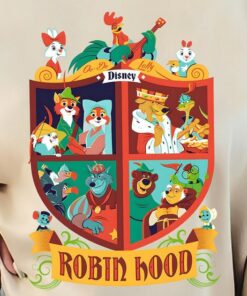 Vintage Cute Disney Shirts, Disney Robin hood Shirt, Disney Shirt, Disney Vacation Shirt, Disney Matching Shirt