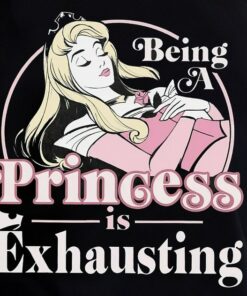 Vintage Disney Sleeping Beauty Being A Princess Is Exhausting Shirt, Magic Kingdom Unisex T-shirt Family Birthday Gift Adult Kid Toddler Tee