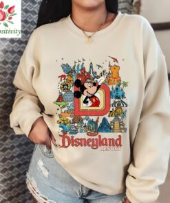Vintage Disneyland Resort Disney Shirt, Vintage Disneyland Rainbow Shirt, Vintage Disney Rainbow Shirt, Vintage Mickey And Friends Shirt