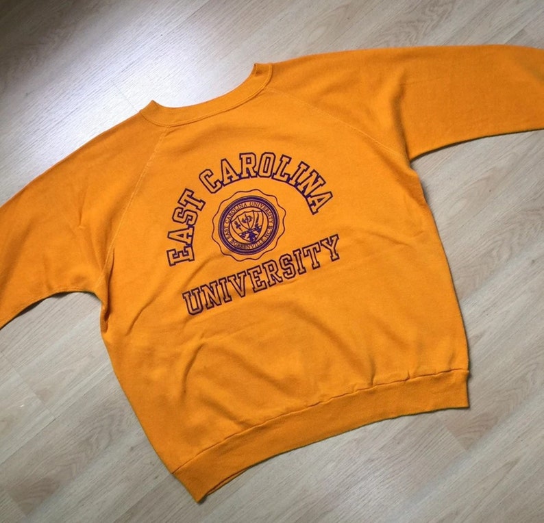 Vintage East Carolina University Crewneck Sweatshirt, Vintage 90s Sweatshirt, Vintage Shirt, T shirt, Hoodie - Image 2