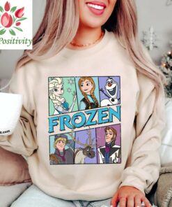 Vintage Frozen Characters Retro Elsa Anna Olaf Hans Shirt, Magic Kingdom Holiday Unisex T-shirt Family Birthday Gift Adult Kid Toddler Tee