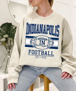 Vintage Indianapolis Football Sweatshirt, Retro Indianapolis Football Crewneck Sweatshirt, American Football Fan, NFL Shirt