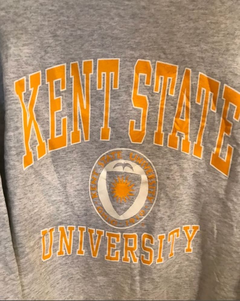 Vintage Kent state university Sweatshirt, Vintage 90s Shirt, Gift For Her, Gift For Him - Image 2