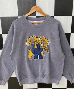 Vintage Kentucky Wildcats Sweatshirt, Kentucky Crewneck Kentucky Wildcats Sweater, Pullover University Kentucky Wildcats Print Shirt