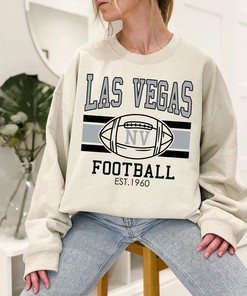 Vintage Las Vegas Football Sweatshirt, Retro Las Vegas Football Crewneck Sweatshirt, American Football Fan, NFL Shirt