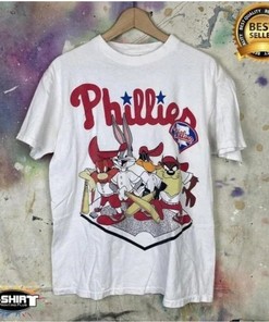 Vintage Looney Tunes Philadelphia Phillies T-shirt, Philadelphia Phillies Sweatshirt, MLB Baseball Shirt, World Series Shirt, Vintage Shirt