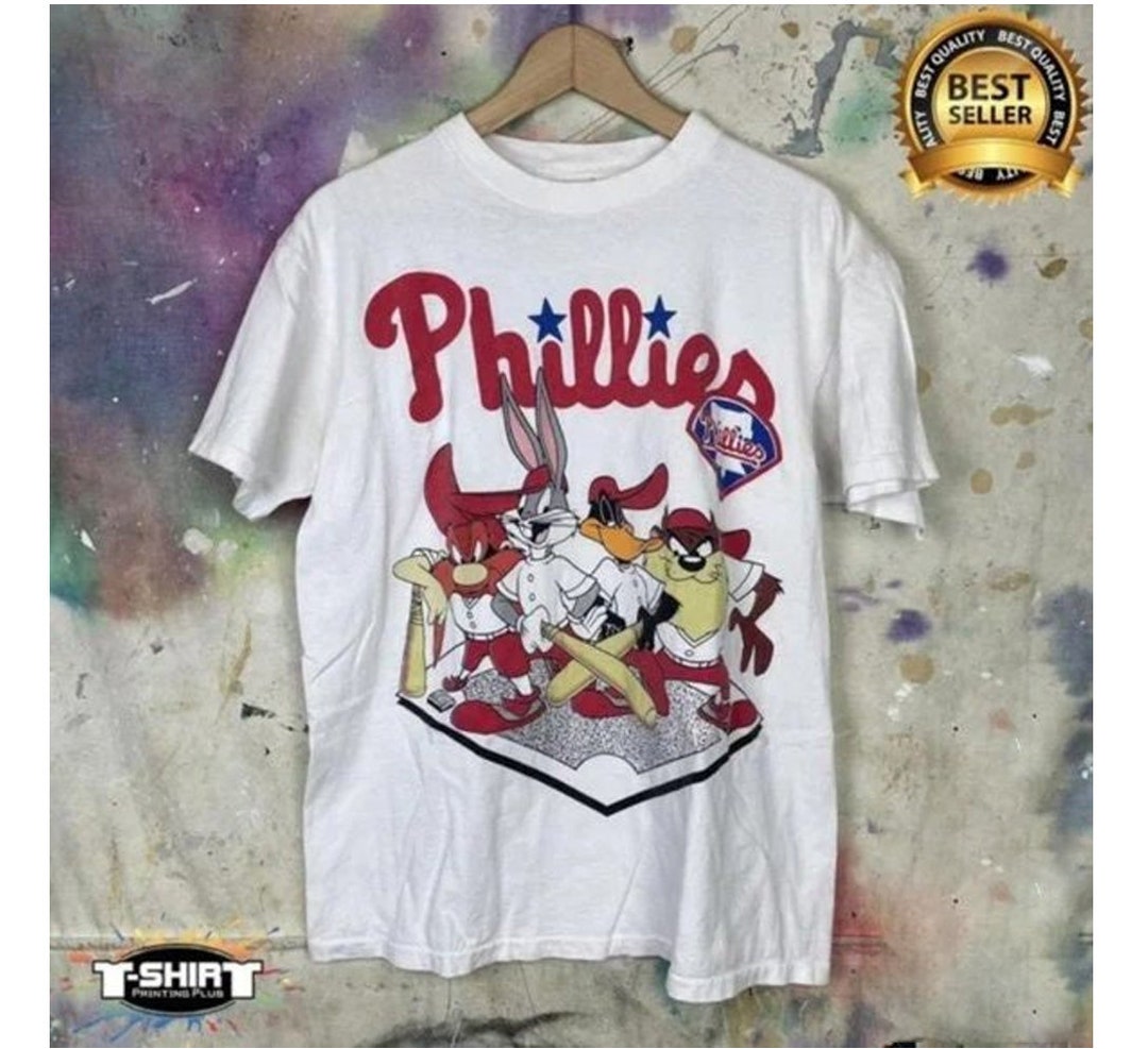 Vintage Looney Tunes Philadelphia Phillies T-shirt, Philadelphia Phillies Sweatshirt, MLB Baseball Shirt, World Series Shirt, Vintage Shirt