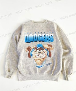 Vintage Los Angeles Dodgers Taz Looney Tunes Sweatshirt, Los Angeles Baseball Shirt, MLB Tee, Unisex T-shirt Sweater Hoodie