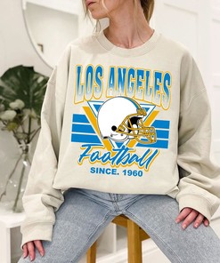 Vintage Los Angeles Football Crewneck Sweatshirt  Hoodie Shirt Gifts for NFL Fans