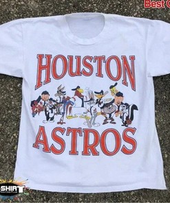 Vintage MLB Houston Astros Looney Tunes Shirt, Houston Astros Shirt, MLB Baseball Shirt, World Series Shirt, Vintage Shirt, Unisex T-shirt