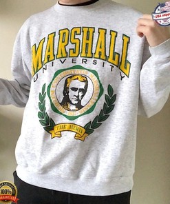 Vintage Marshall University Logo Sweatshirt, Marshall Thundering Herd Shirt, Marshall University Shirt, Unisex Shirt, Vintage Shirt