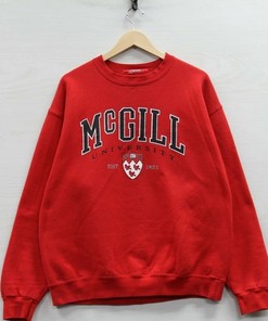 Vintage McGill University Redbirds Sweatshirt Crewneck, Vintage Shirt, Hoodie