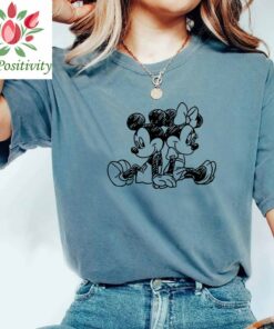 Vintage Mickey and Minnie Sweatshirt, Gift For Couples, Lovely Sweatshirt, Magic Trip, Animation Mickey Mouse, Disney Trip Sweatshirt