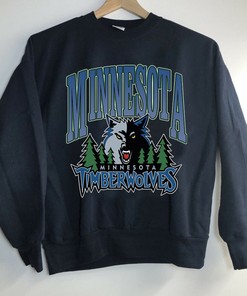 Vintage Minnesota Timberwolves Logo Sweatshirt, Basketball 2022-23 Shirt, NBA Vintage Tee, Unisex T-shirt Sweater Hoodie