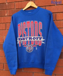 Vintage NBA Detroit Pistons Logo Sweatshirt, National Basketball Association, Basketball Shirt, Unisex T-shirt Sweater Hoodie Gifts for Fans