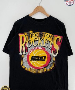 Vintage NBA Houston Rockets Big Logo T-Shirt, Houston Rockets Shirt, Basketball Shirt, Unisex T-Shirt Sweatshirt, Vintage Shirt