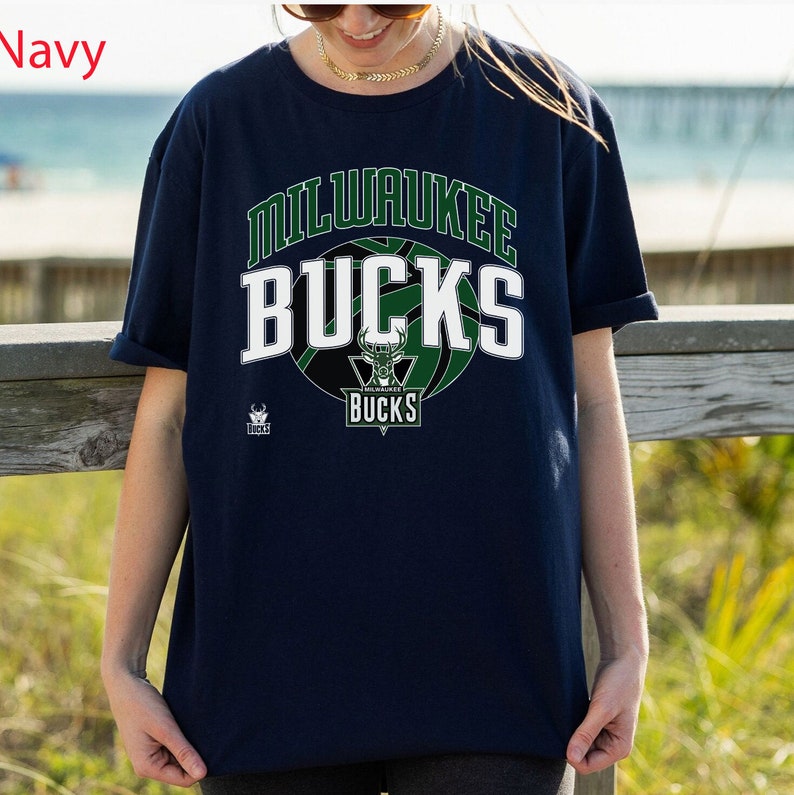 Vintage NBA Milwaukee Bucks Logo Sweatshirt, NBA Basketball Shirt, 2022–23 Basketball Unisex T-shirt Sweater Hoodie Gifts for NBA Fans - Image 3