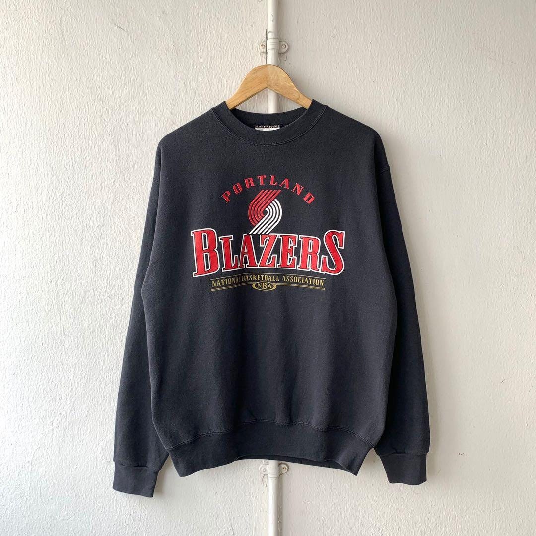 Vintage NBA Portland Trail Blazers Logo Sweatshirt, National Basketball Association, Basketball Shirt, Unisex T-shirt Sweater Hoodie