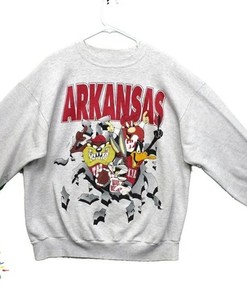 Vintage NCAA Arkansas Razorbacks Looney Tunes Sweatshirt, Arkansas Razorbacks Shirt, University of Arkansas, Unisex Shirt, Vintage Shirt