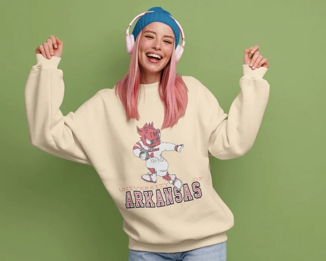 Vintage NCAA Arkansas Razorbacks Mascot Logo Shirt, Arkansas Razorbacks Shirt, University of Arkansas, Unisex Shirt, Vintage Shirt