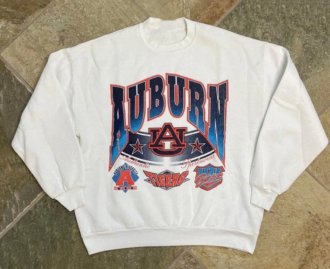 Vintage NCAA Auburn Tigers College Sweatshirt, Auburn Tigers Shirt, Auburn University Shirt, Unisex T-Shirt Sweatshirt, Vintage Shirt