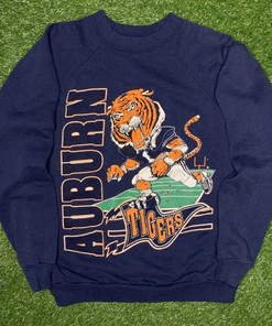 Vintage NCAA Auburn Tigers Football Sweatshirt, Auburn Tigers Shirt, Auburn University Shirt, Unisex T-Shirt Sweatshirt, Vintage Shirt