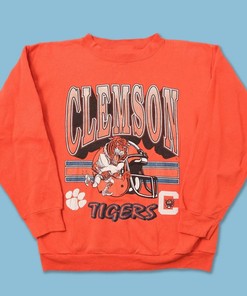 Vintage NCAA Clemson Tigers Football Sweatshirt, Clemson Tigers Shirt, Clemson University, Unisex T-Shirt Sweatshirt, Vintage Shirt