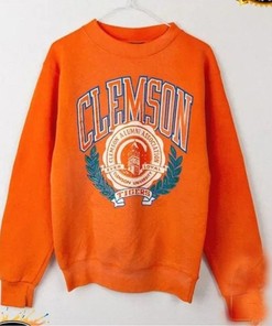 Vintage NCAA Clemson University Tigers Sweatshirt, College Football Orange Shirt, NCAA Shirt, Vintage Shirt, Football Sweatshirt, Basketball