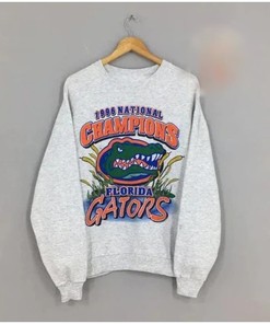 Vintage NCAA Florida Gators Sweatshirt, University of Florida Hoodie Shirt Gifts for NCAA Fans