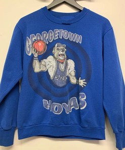 Vintage NCAA Georgetown Hoyas Mascot Logo Sweatshirt, Georgetown Hoyas Shirt, Georgetown University Shirt, Unisex Shirt, Vintage Shirt