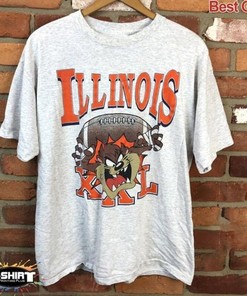Vintage NCAA Illinois Fighting Illini Looney Tunes Shirt, Illinois Fighting Illini Shirt,University of Illinois, Unisex Shirt, Vintage Shirt