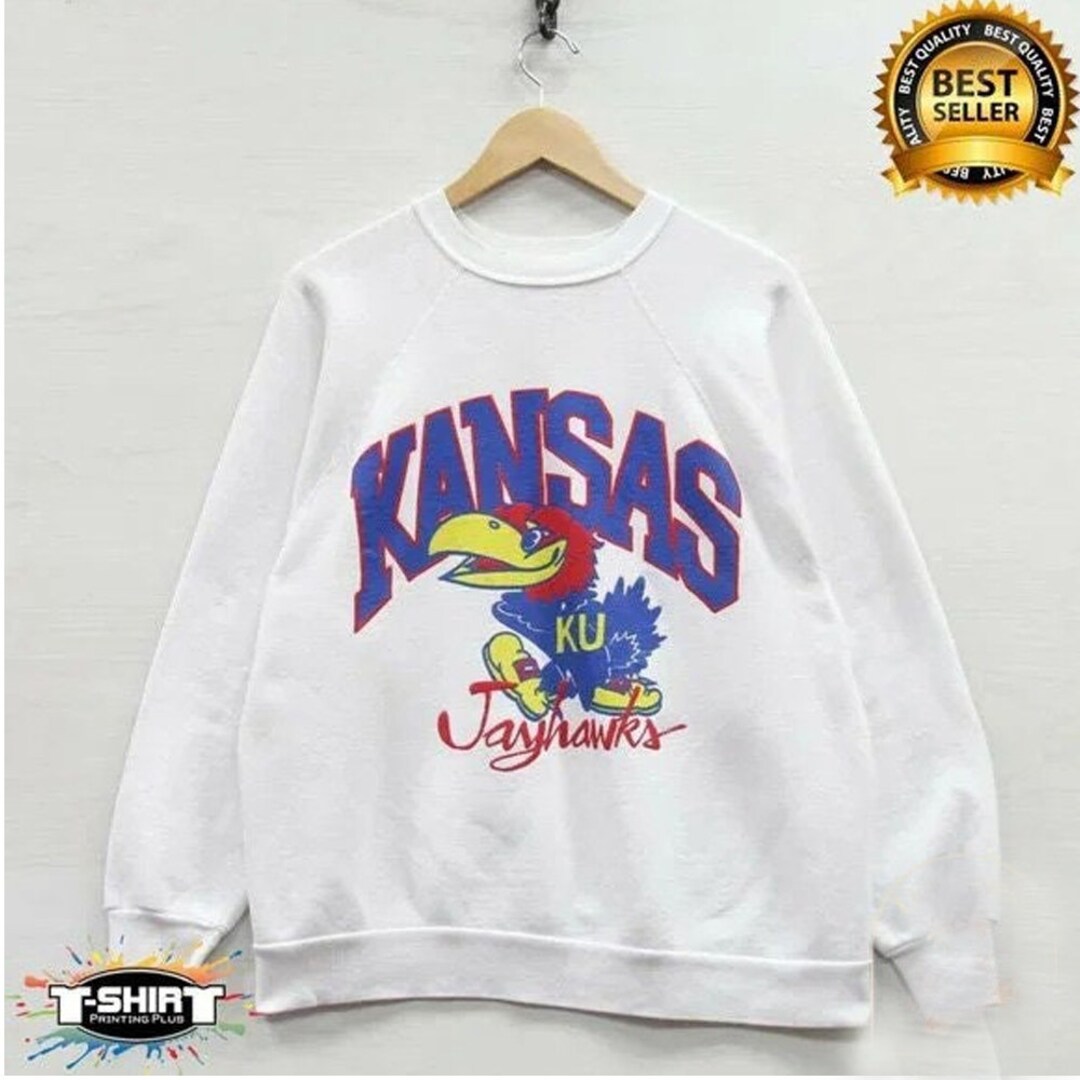 Vintage NCAA Kansas Jayhawks Sweatshirt, Kansas Jayhawks Shirt, University Of Kansas Shirt, NCAA Shirt, Vintage Shirt, Unisex Tshirt Sweater