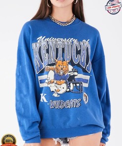 Vintage NCAA Kentucky Wildcats Football Sweatshirt, Kentucky Wildcats Hoodie Shirt Gifts for NCAA Fans