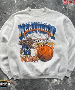 Vintage NCAA Kentucky Wildcats Logo Sweatshirt, Kentucky Wildcats Shirt, University of Kentucky Shirt, NCAA Shirt, Vintage Style Shirt