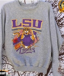 Vintage NCAA Louisiana Football Sweatshirt, LSU Tigers Shirt, Louisiana State University Hoodie Shirt Gifts for NCAA Fans