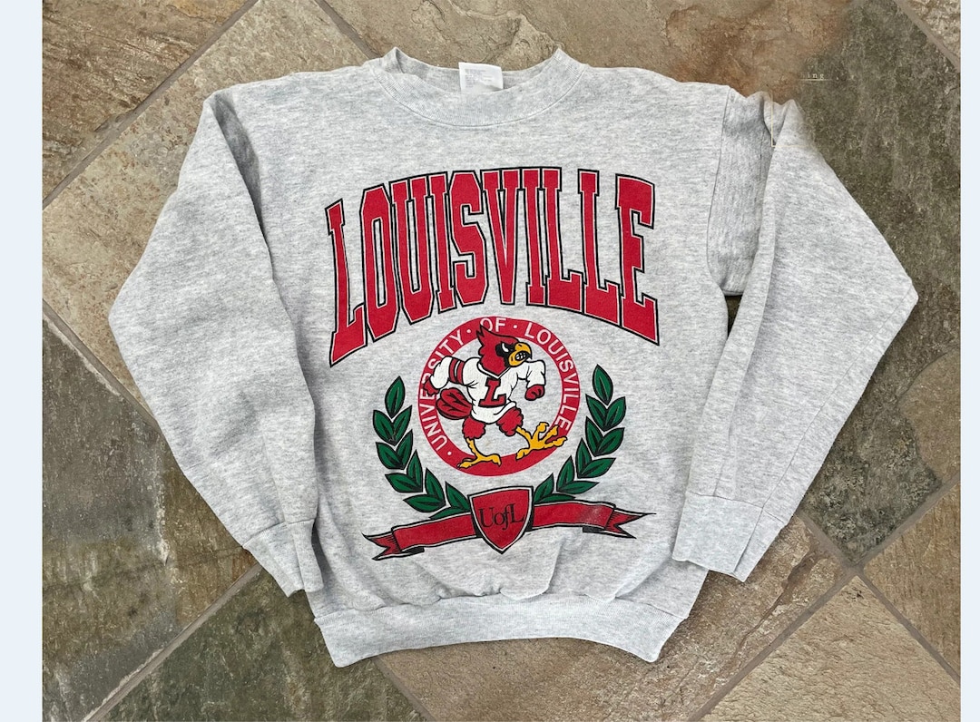 Vintage NCAA Louisville Cardinals College Sweatshirt, University of Louisville Shirt, College Vintage Shirt, NCAA Shirt, Vintage Shirt
