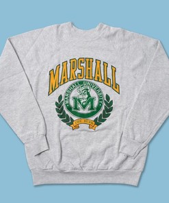 Vintage NCAA Marshall University The Herd Logo Sweatshirt, Marshall Thundering Herd Shirt, Marshall University, Unisex Shirt