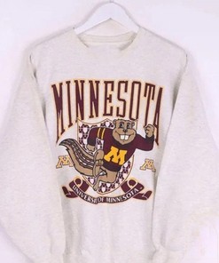 Vintage NCAA Minnesota Golden Gophers Sweatshirt, University Of Minnesota Shirt, NCAA Shirt, Vintage Shirt, Unisex T-shirt Sweatshirt