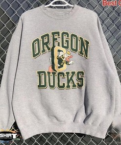 Vintage NCAA Oregon Ducks Logo Sweatshirt, Oregon Ducks Shirt, University of Oregon Hoodie Gifts for NCAA Fans