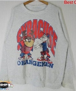 Vintage NCAA Syracuse Orange Looney Tunes Sweatshirt, Syracuse University Shirt, College Vintage Shirts,NCAA Shirt, Unisex Tshirt Sweatshirt