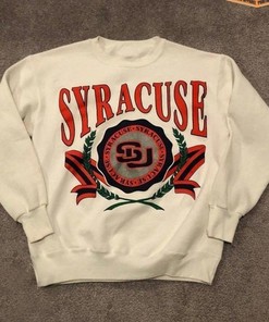 Vintage NCAA Syracuse University Logo Sweatshirt, NCAA Syracuse Orange Shirt, NCAA Shirt, Football- Basketball, Vintage Shirt, Unisex Shirt