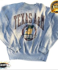 Vintage NCAA Texas A&M Aggies Mascot Shirt, Texas AM University Shirt Hoodie Sweatshirt