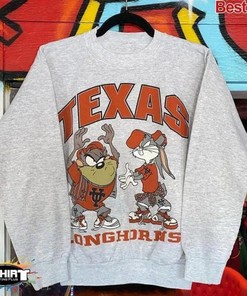 Vintage NCAA Texas Longhorns Looney Tunes Sweatshirt, Texas Longhorns Shirt, University of Texas, NCAA Shirt, Unisex Shirt, Vintage Shirt