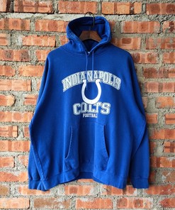 Vintage NFL Indianapolis Colts Hoodie Colts Sweatshirt Colts Pullover, Shirt Gifts For Fans