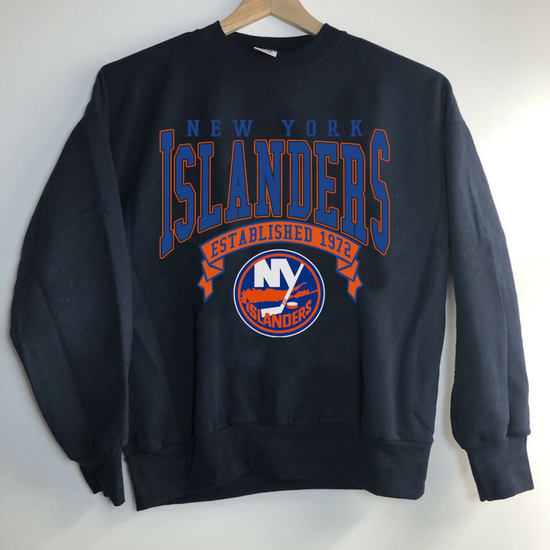 Vintage NHL New York Islanders Logo Sweatshirt, Ice Hockey Shirt, Hockey Fan, National Hockey League, Unisex T-shirt Sweater Hoodie Gifts for Fans