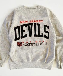 Vintage New Jersey Devils Sweatshirt, NJ Hockey Shirt, Ice Hockey Tee, National Hockey Leaguage, Unisex T-shirt Crewneck Hoodie