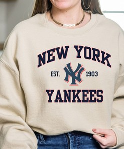 Vintage New York Yankees EST 1903 Sweatshirt, Baseball 2022 Shirt, MLB Vintage Tee, World Series, Unisex T-shirt Sweater Hoodie Gifts for MLB Fans